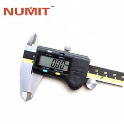 200mm 8inch Solar Digital Caliper Carbon Fiber digital  caliper solar energy plastic digital caliper